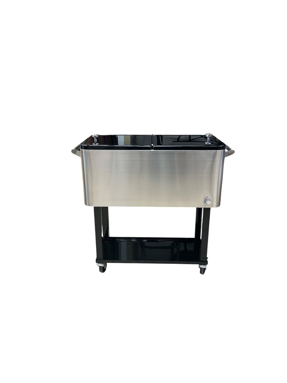 Outsunny Rolling Portable Beverage Cooler Bin