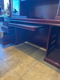 Mahogany Executive Desk with Top Organizer