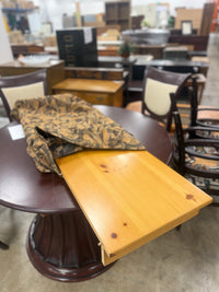 Light Brown Wooden Dining Table Set
