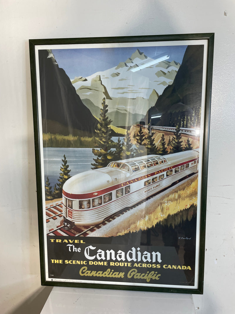 "The Canadian: The Scenic Dome Route Across Canada" Framed Print