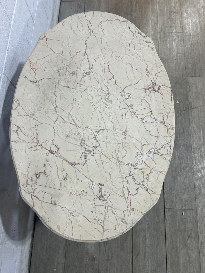 Stone Top Oval Table