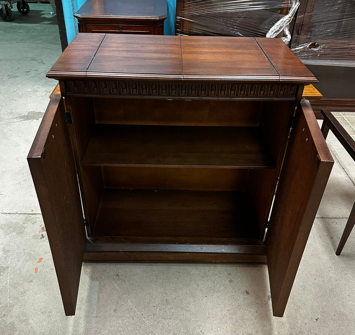 Dry Bar or Buffet Server On Wheels