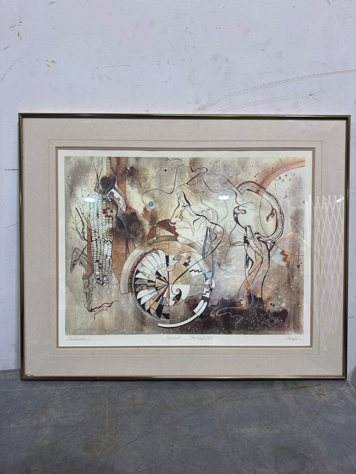 Ancient Harvest - Watercolor Print by Cleo Teissedre