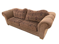 Light Brown Corduroy-Styled Sofa
