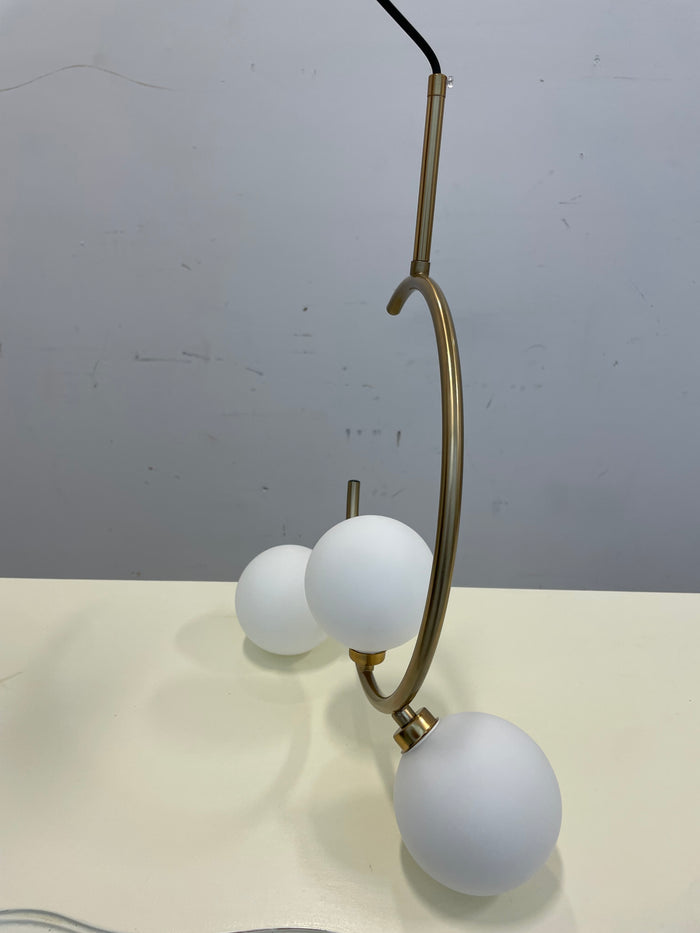 Lunar Curve Lamp with 3 Globes