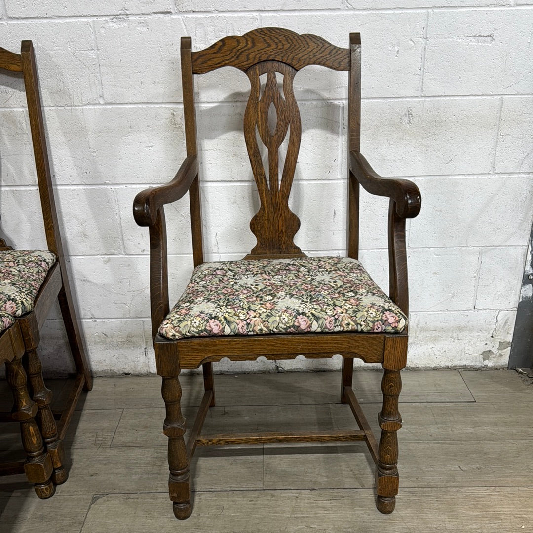 Rudnik Vintage Dining Chairs - Set of 6