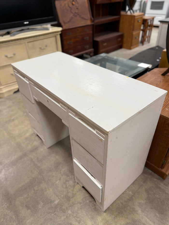 Small White Wooden Desk