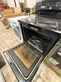 Black General Electric Range Stove