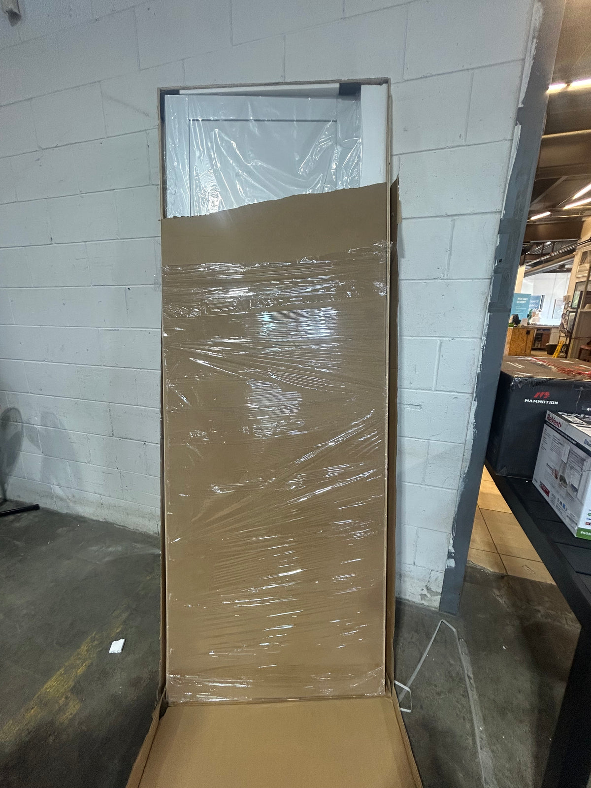 Two Single panel Sliding Door in White