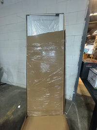 Two Single panel Sliding Door in White