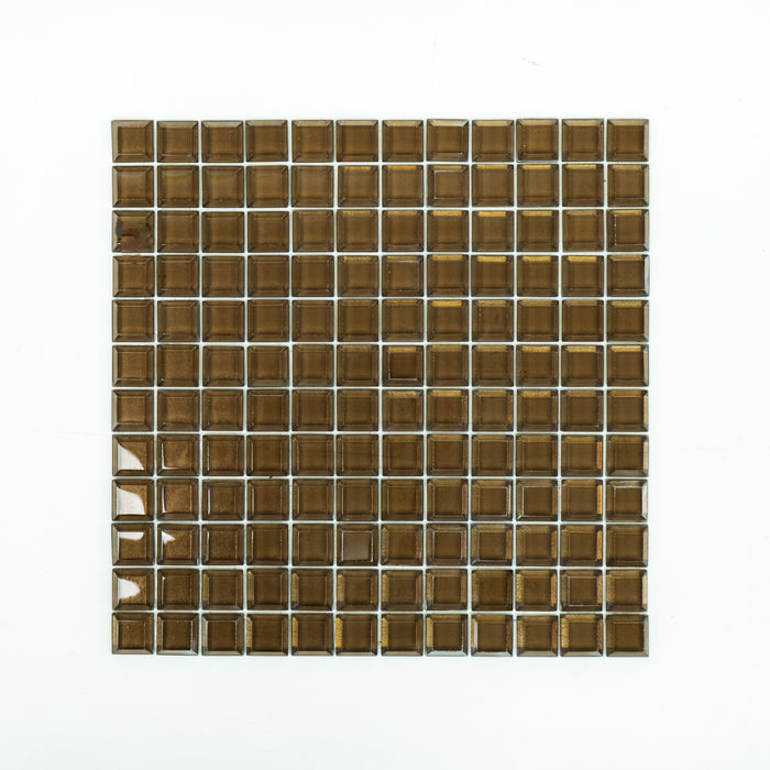 Glass Mosaic Tiles - Brown