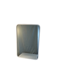 White Modern Rectangle Mirror