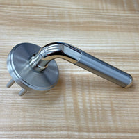 New Orleans Passage Lever Set, Chrome & Satin Nickel, Left-Handed, 1001NOLCRL1415