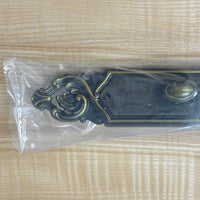 Flat Ornate Door Plate with Knob, 8525U59