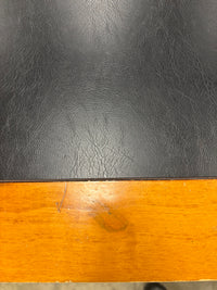 Wooden Desk with Black Top