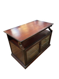 Solid Redwood TV Stand