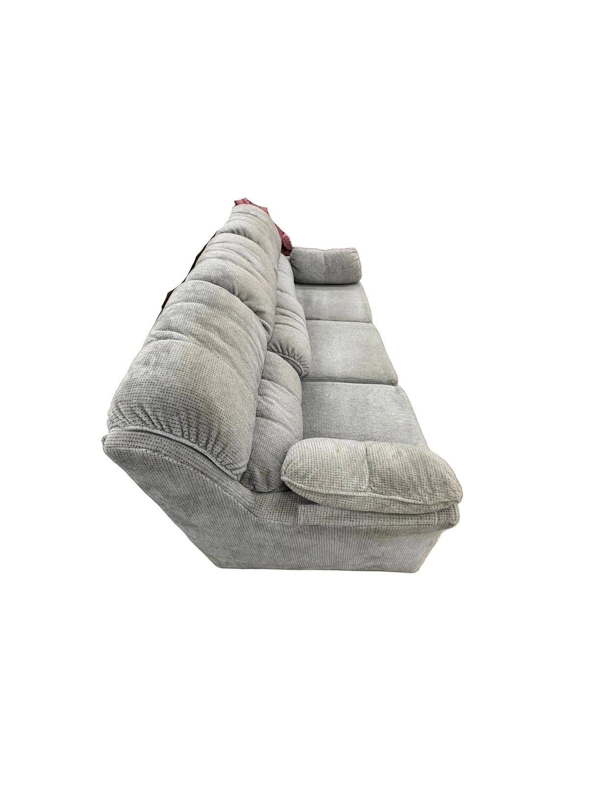Grey Fabric 3-Seater Sofa