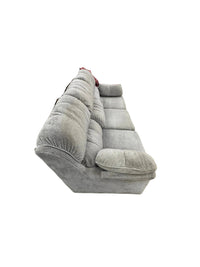 Grey Fabric 3-Seater Sofa