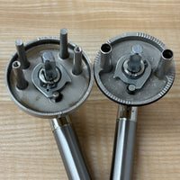 New Orleans Passage Lever Set, Chrome & Satin Nickel, Left-Handed, 1001NOLCRL1415