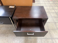 Dark Mahogany Brown Nightstand