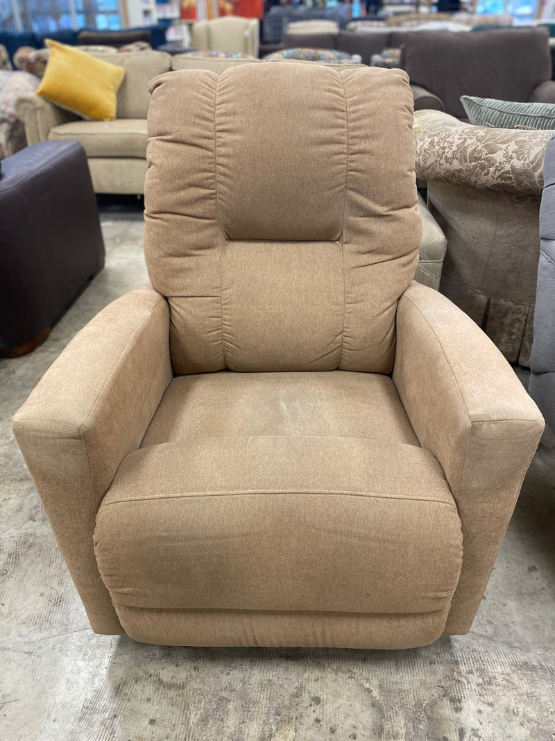 Tan Electric Recliner Chair