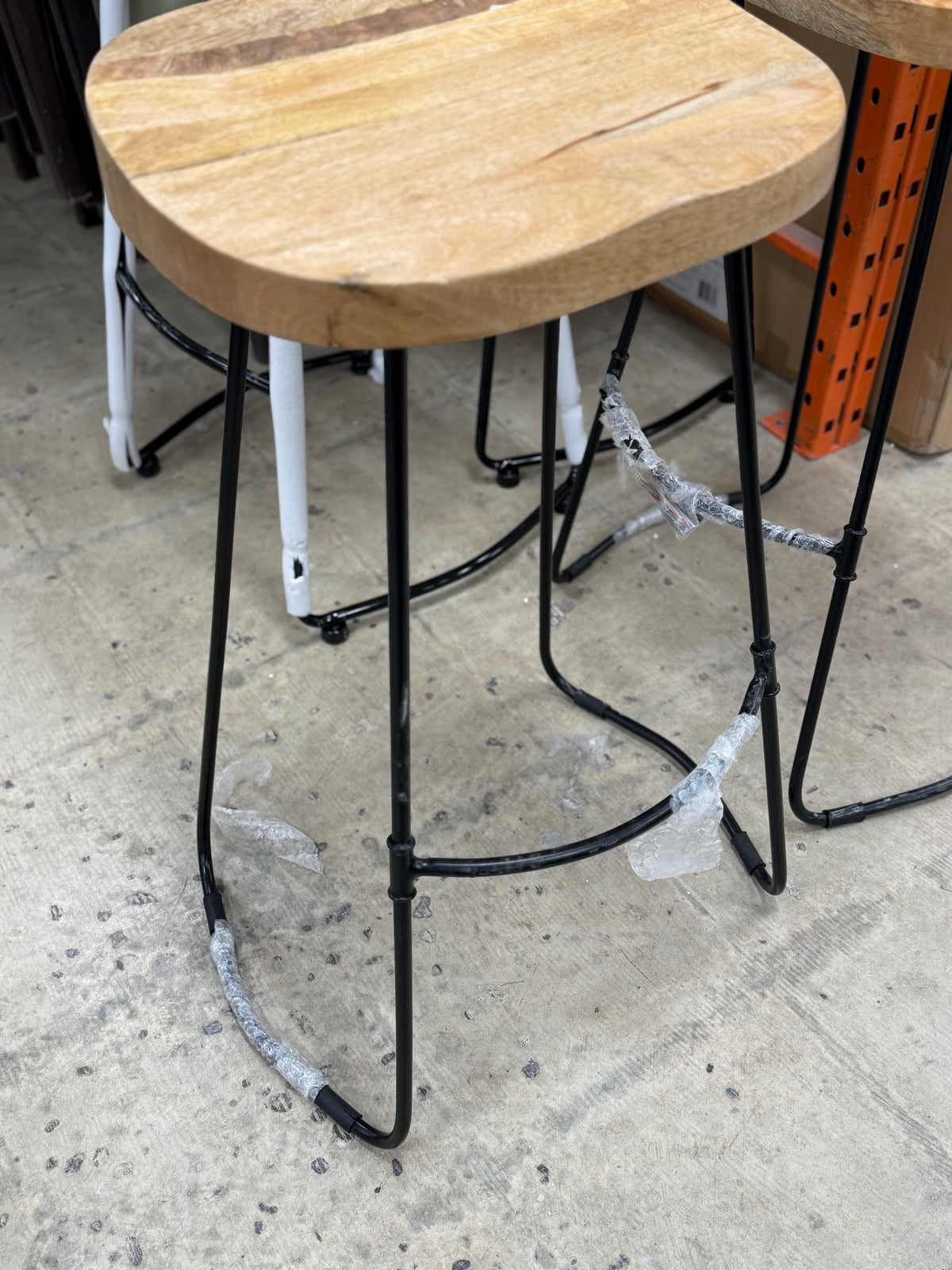 Modern Styled Solid Wood Bar Stool