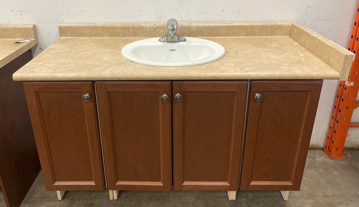 Dark Brown Large Bathroom Vanity