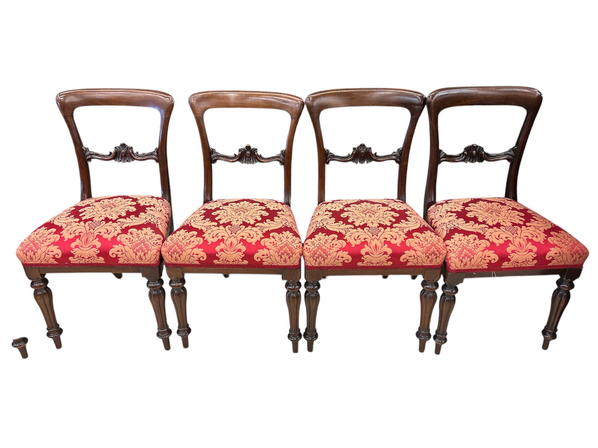 Floral Chairs - A set of four