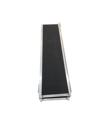 HOMCOM 10ft Ramp Non-Skid Layering Portable Foldable Aluminium