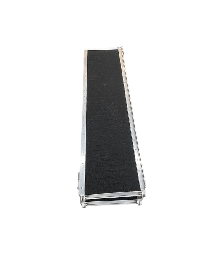 HOMCOM 10ft Ramp Non-Skid Layering Portable Foldable Aluminium