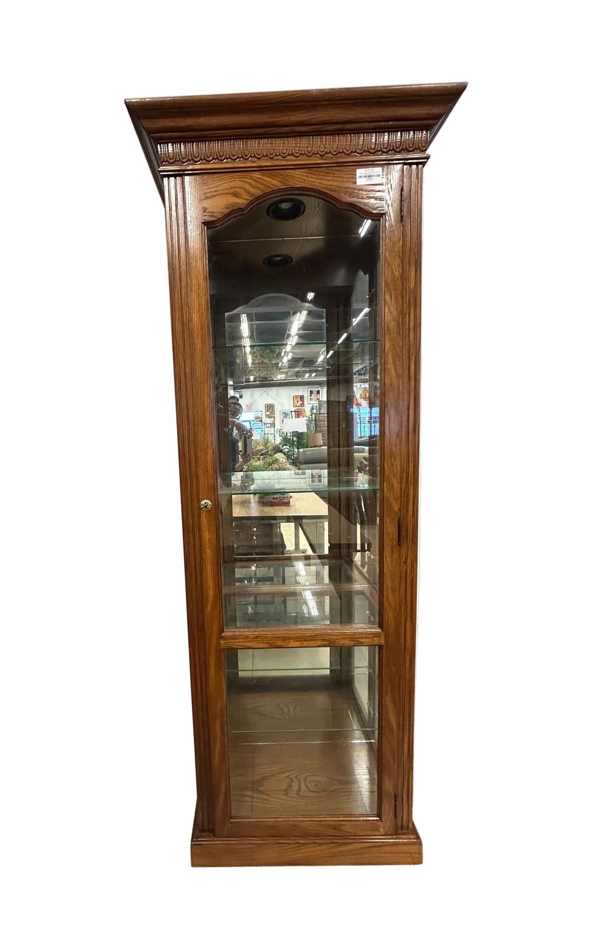 Napoli Traditional Curio Cabinet (Key included)