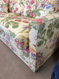 66"W Floral Print Sofa