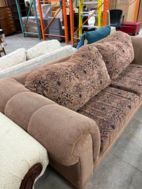 Light Brown Corduroy-Styled Sofa