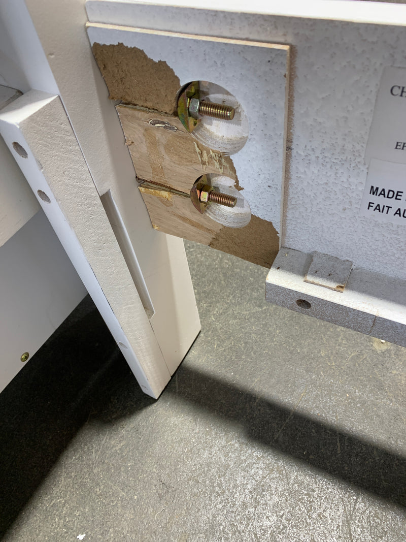 White Double Size Bedrame