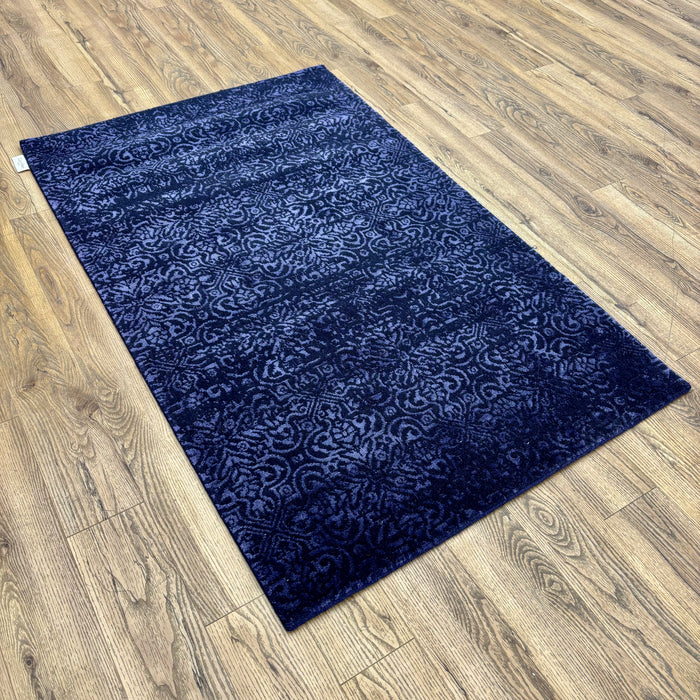 3x5-ft Calvin Klein Mayo CK32 Nightshade Tabriz Area Rug – 30% Wool, MAY51-NTSHD