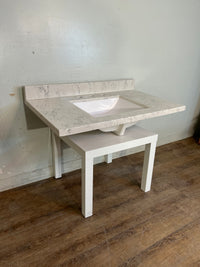 Vanity Counter Top in Arctic Snow