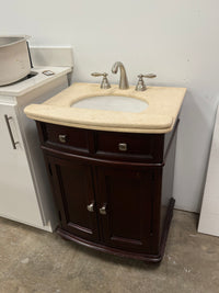 Mahogany Wood Freestanding Bathroom Vanity