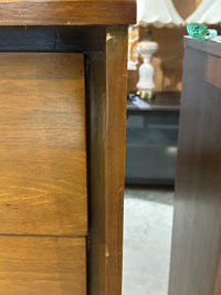 Teak dresser With 4 Drawers and Extra Shelf