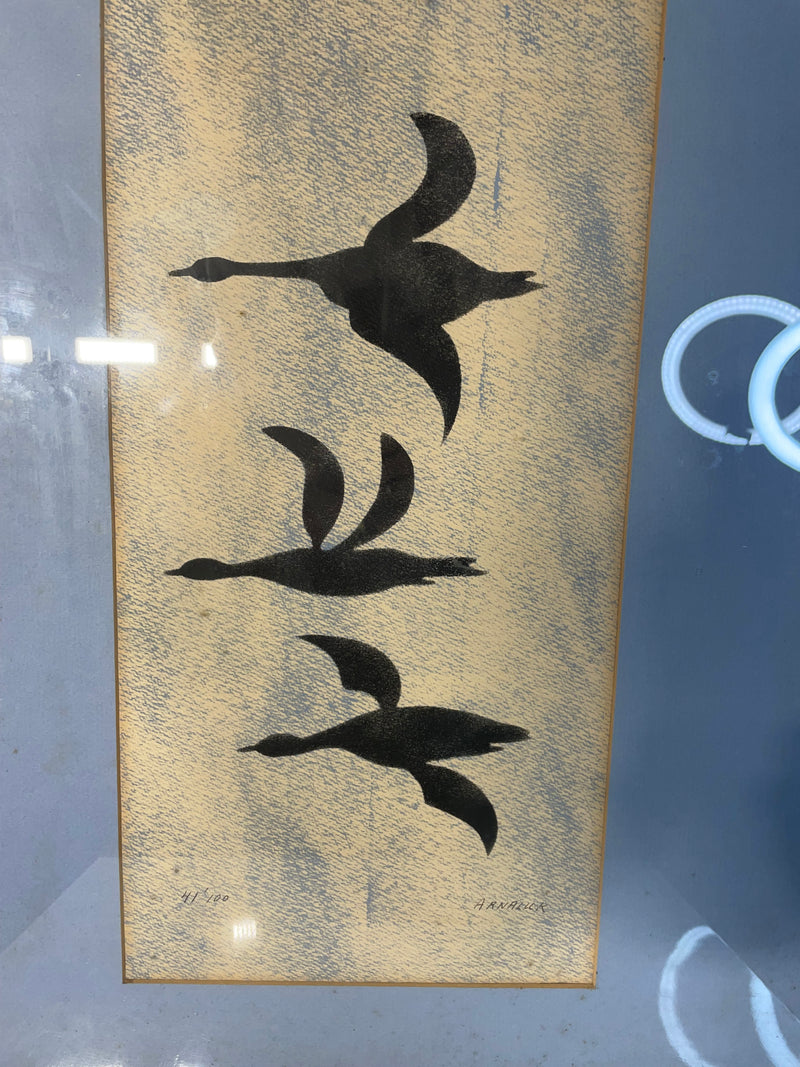 3 Geese Flying - Artwork