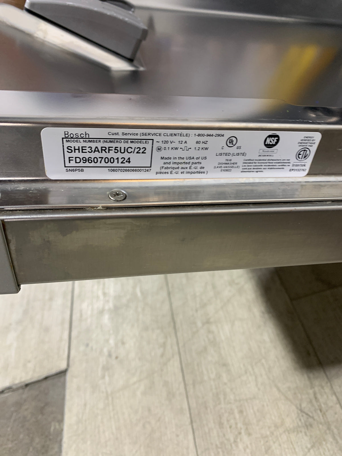Bosch Dishwasher