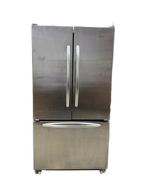KitchenAid French Doors Stainless Steel Refrigerator Bottom Drawer Freezer