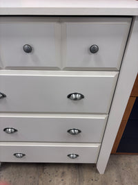 White 4-Drawer Chest