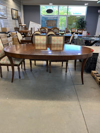 62"W Dining Set with Six Chairs