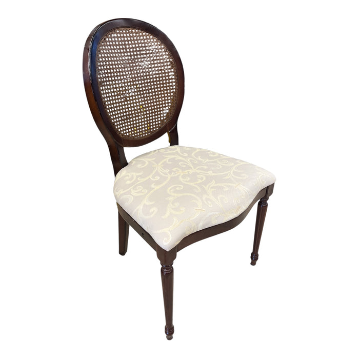 Bombay Cane-Back Accent Chair
