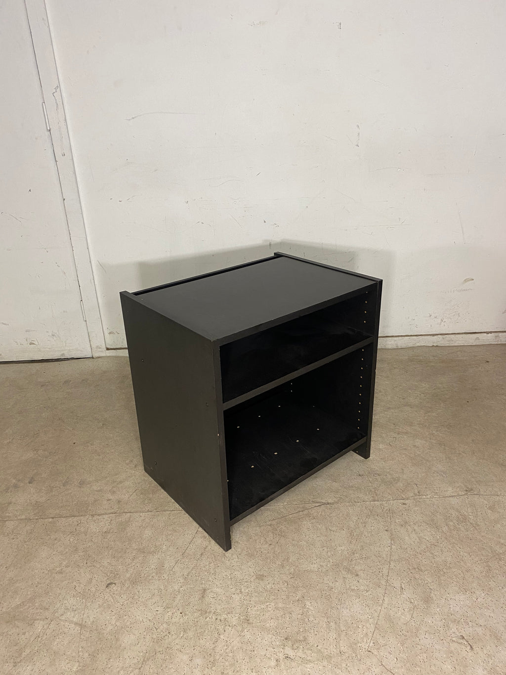 24” Black Single Shelf Cabinet