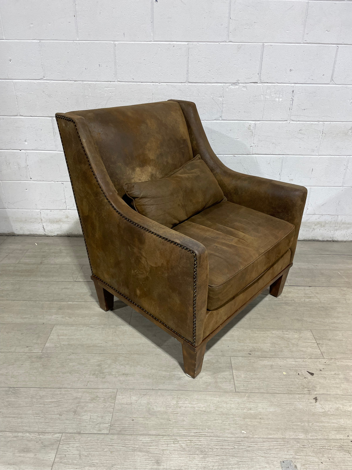 Brown Wing Armchair