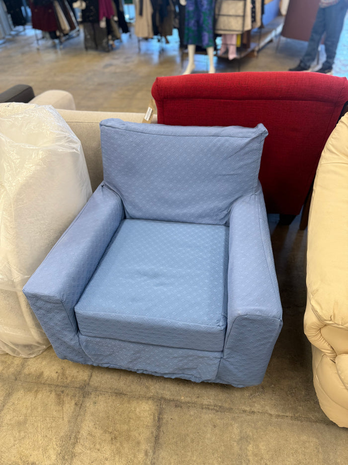 Small Light Blue Armchair