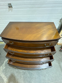 42"W Vintage Bowfront Chest of Drawers