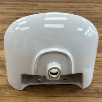 20.5x16.5-Inch Mini Pedestal Basin Only with 4in. Center in White, 4343AMX