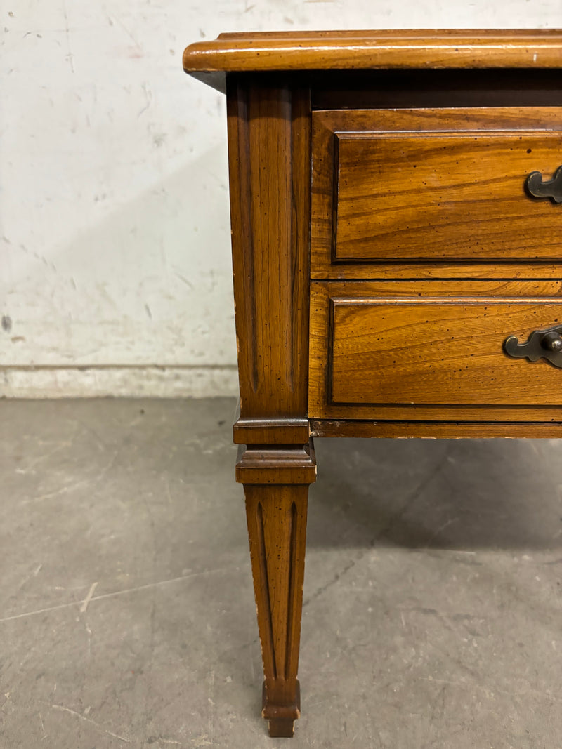 20”W Brown 1 Drawer Nightstand